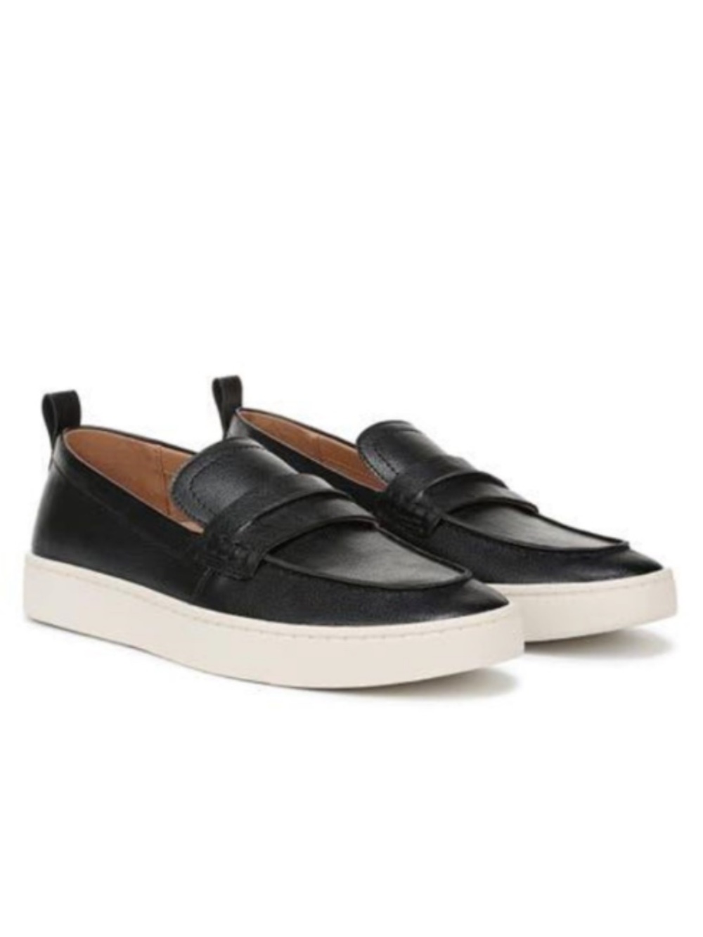 ❤️ VIONIC Ciara black leather loafer flats 8